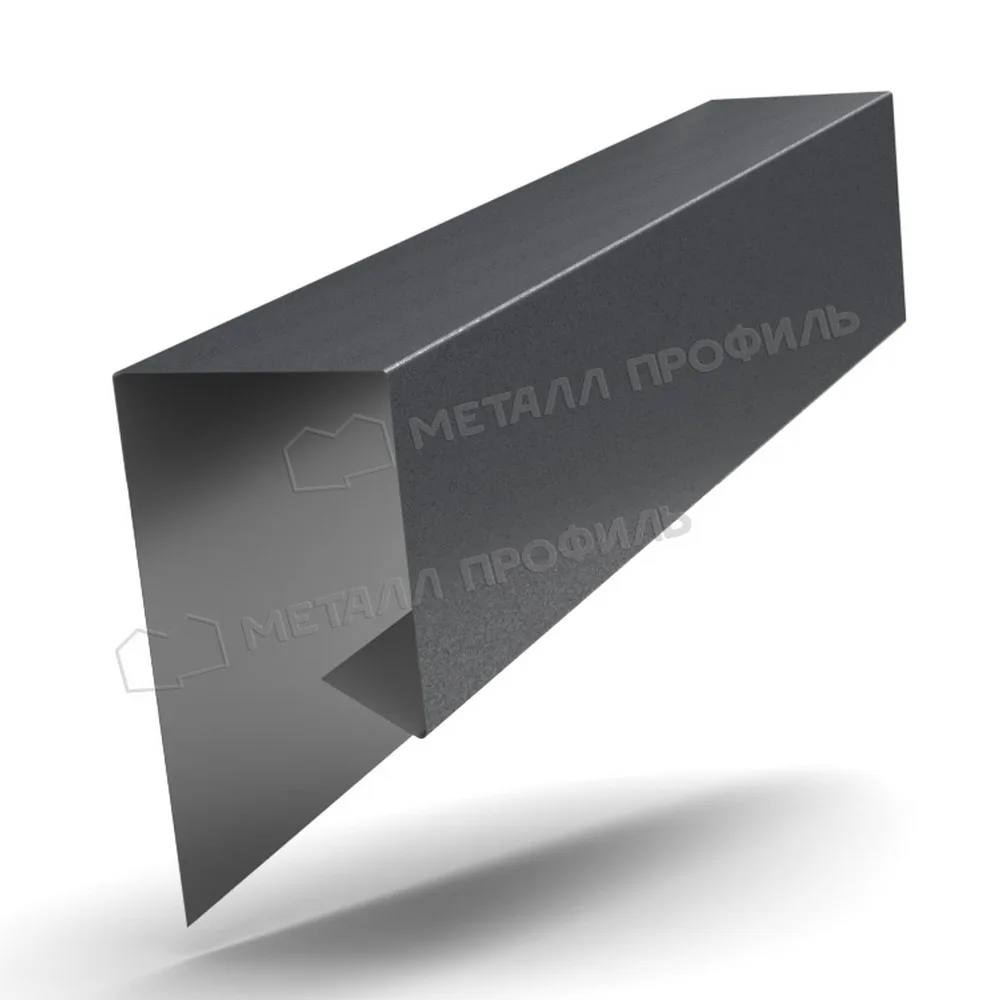 Планка завершающая сложная 30*25мм 0.5мм PureTech Mat 3м Металл Профиль