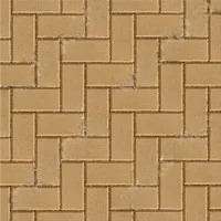 Тротуарная плитка Прямоугольник Желтый верхний прокрас на белом цементе основа - серый цемент 200*100*60мм SteinRus (под заказ)