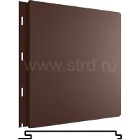 Стеновая панель Вертикаль Classic 200*176мм 0.45мм Drap ТР Турция в пленке RAL 8017 (коричневый) Grand Line