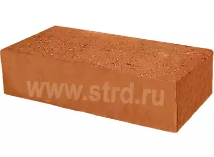 Кирпич строительный полнотелый без плёнки Красный гладкий 250*120*65мм М200кг/см2 Болохово