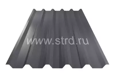 Профнастил МП 35 0.5мм Мат МП Россия RAL 7024 (серый) Металл Профиль