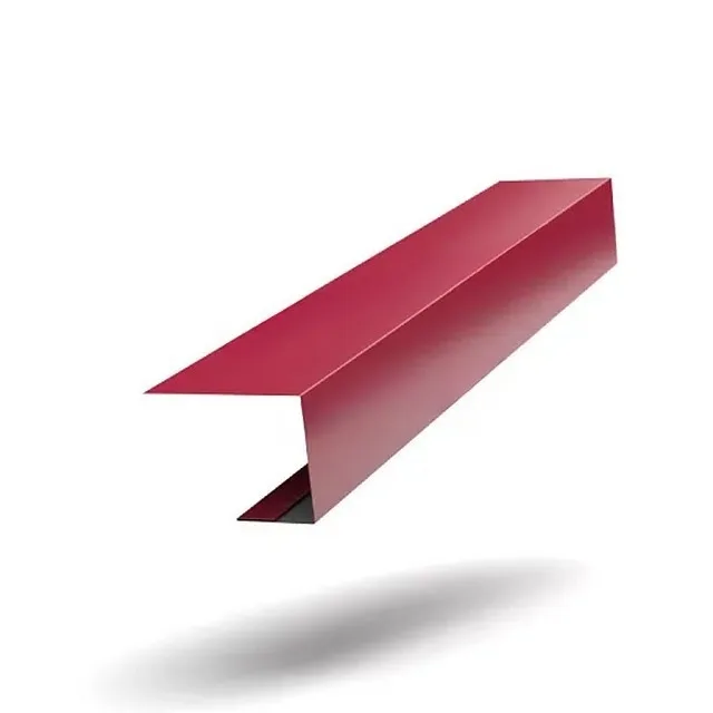 Планка завершающая фальц для фальца 50*38мм сталь 0.5мм PureTech Mat 3м Металл Профиль