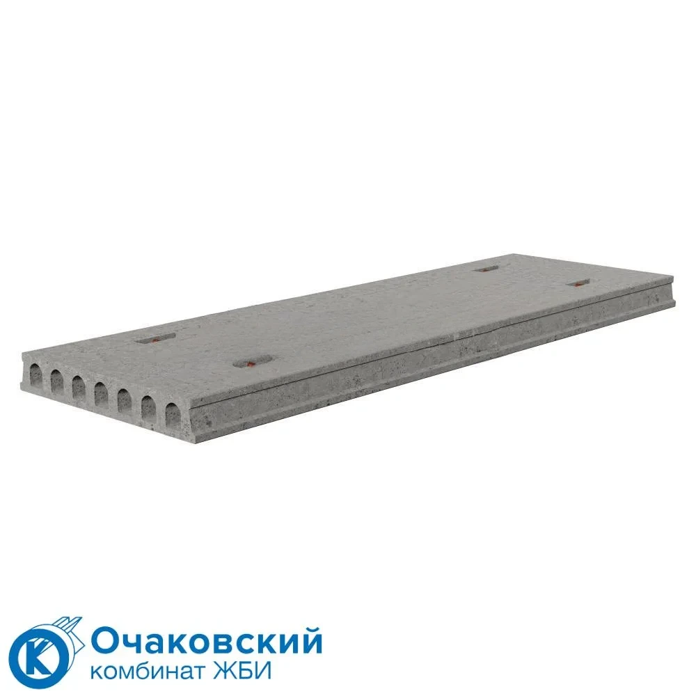 Плиты перекрытия многопустотные облегченные с петлями ПНО 42-12-16 4180мм 1197мм 160мм Очаковский