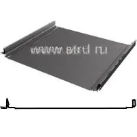 Фальцевая панель Grand Line Кликфальц Pro 517/470мм Полиэстер 0.5мм RAL 7024 (серый)