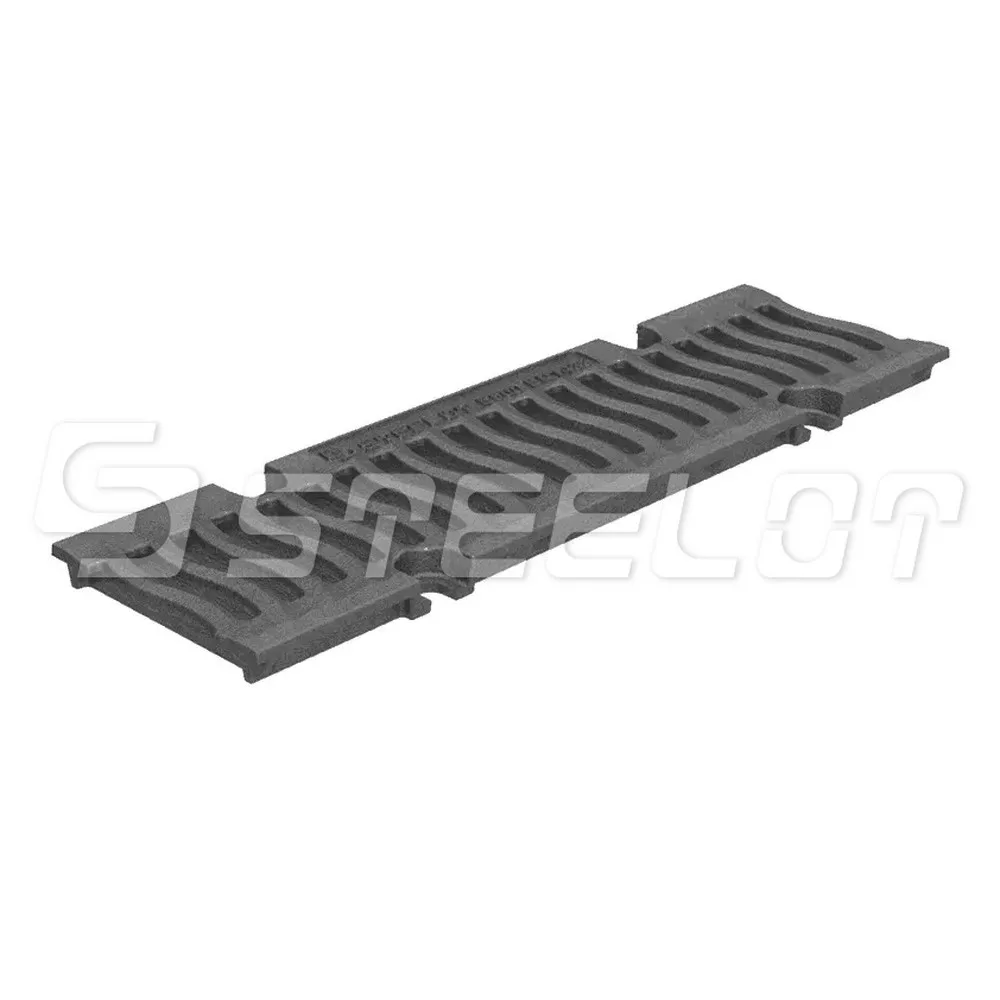 B1021E Решетка лотка чугун SteePro 498*149*21мм DN 100 E600 Steelot
