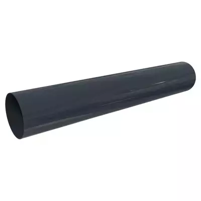 Труба 1м GLC PVC 100мм RAL 7024 (серый)
