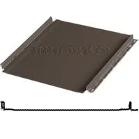 Фальцевая панель Aquasystem Бриз 530/500мм PU matt 0.5мм RR 32 (коричневый)
