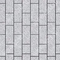Тротуарная плитка Маринталь Белый (Bianco Nero) верхний прокрас на белом цементе основа - серый цемент набор на м2 t=60мм Steingot