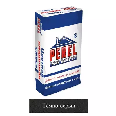 Кладочная смесь цементная М200 Perel VL темно-серая 0215 25кг