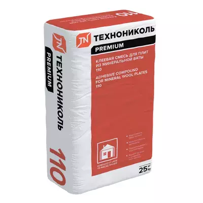 Клей ТехноНИКОЛЬ для плит из минеральной ваты 110 25кг