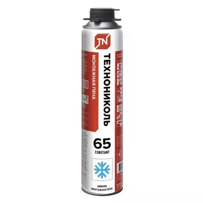 Пена ТехноНИКОЛЬ монтажная 65 Constant зимняя (баллон) 1л