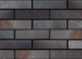 Кирпич облицовочный пустотелый MAX Браер кладка Нуар терра 250*120*65мм утолщенная стенка 20мм М200кг/см2 BRAER