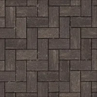 Тротуарная плитка Брусчатка Альпин верхний прокрас на белом / сером цементе основа - серый цемент 200*100*80мм Фабрика Готика
